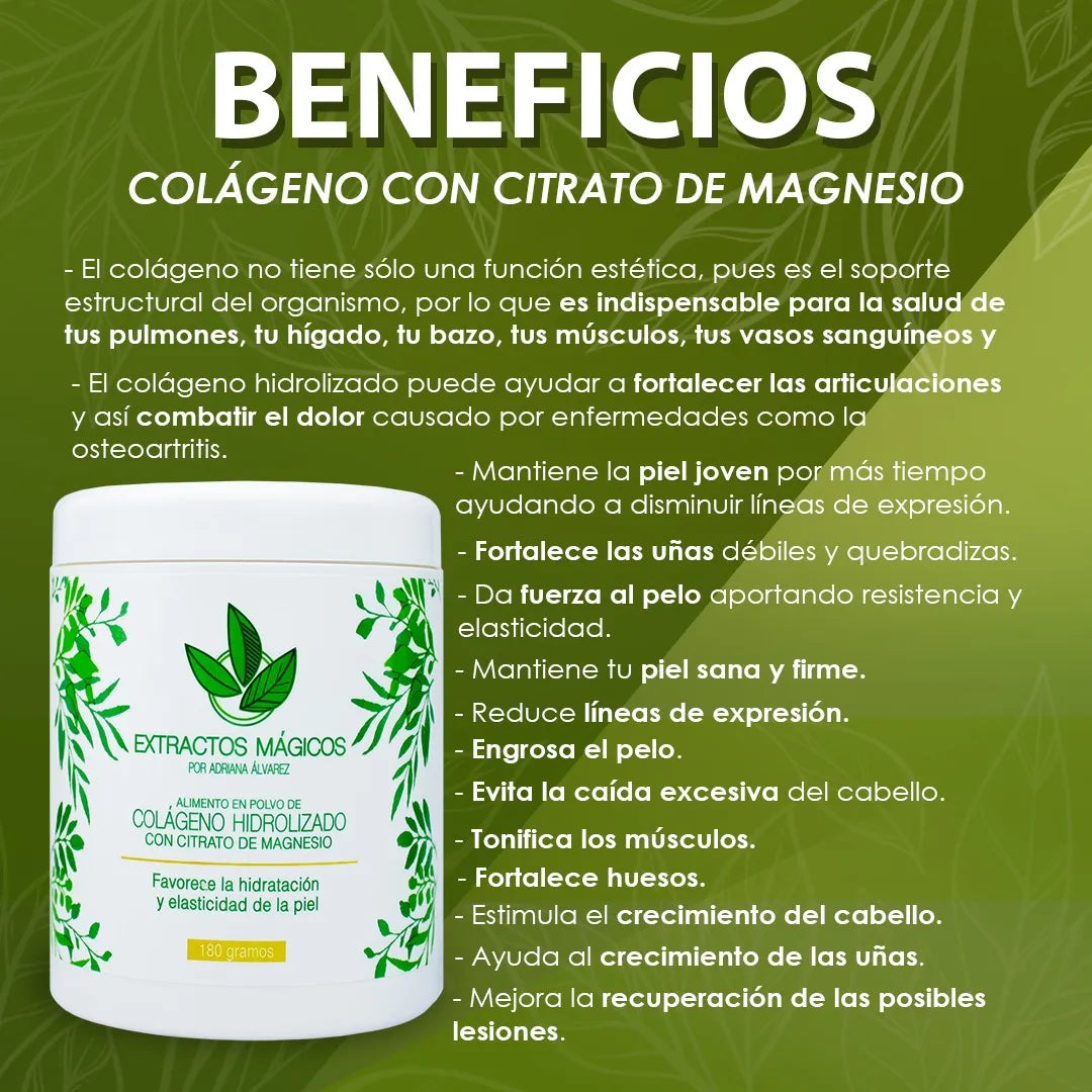 Colageno Con Citrato De Magnesio x3